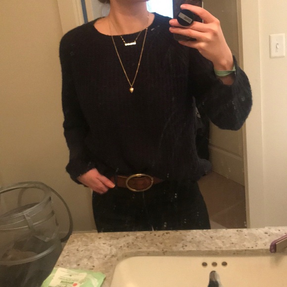 Super-soft blue Benetton sweater - Picture 2 of 2